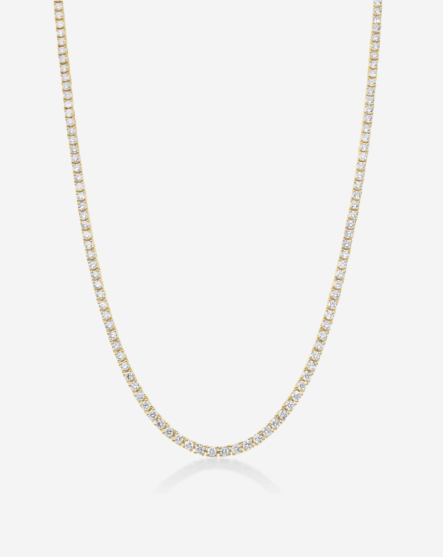 Classic Lab Diamond Tennis Necklace