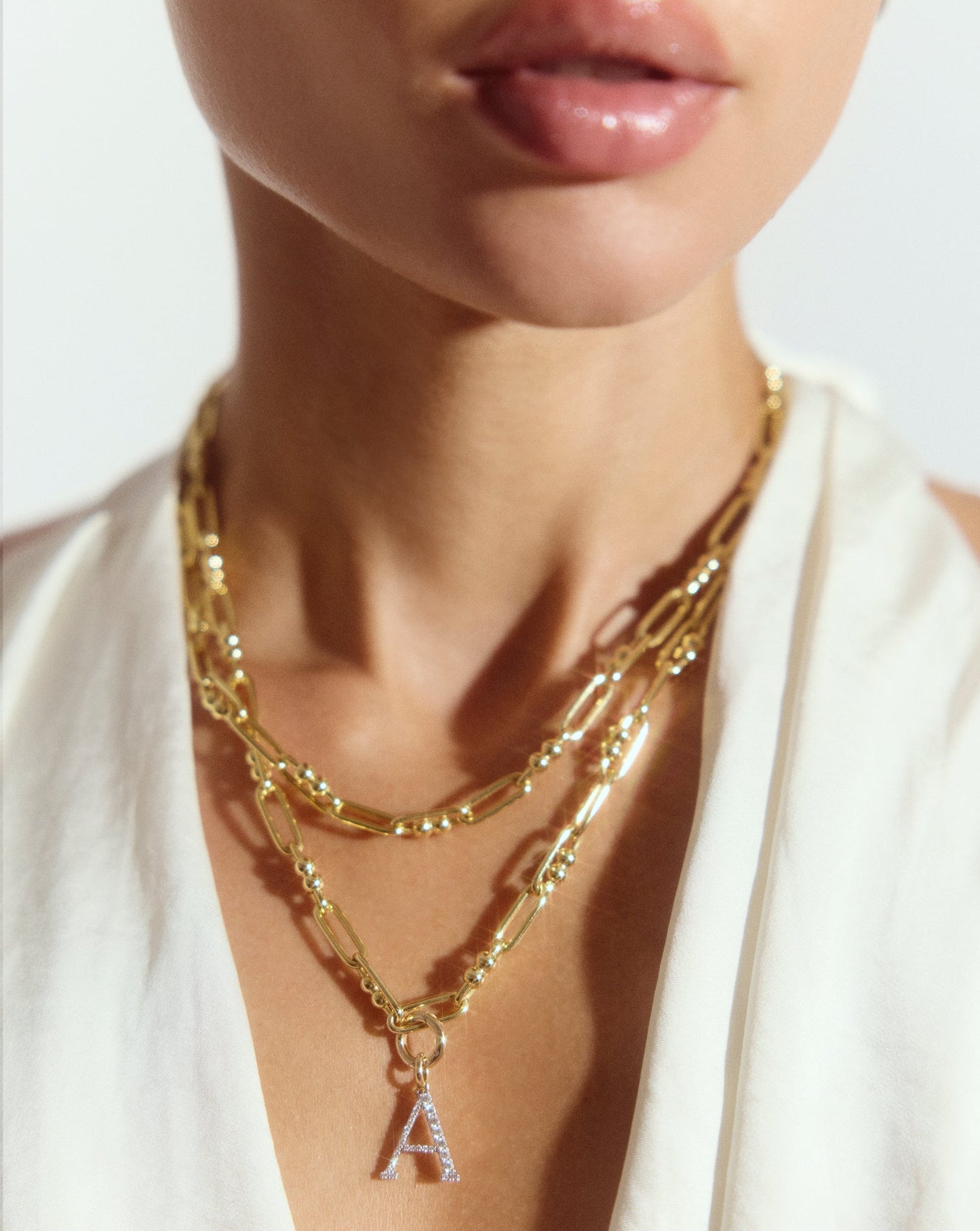 Bead Link Chain Necklace