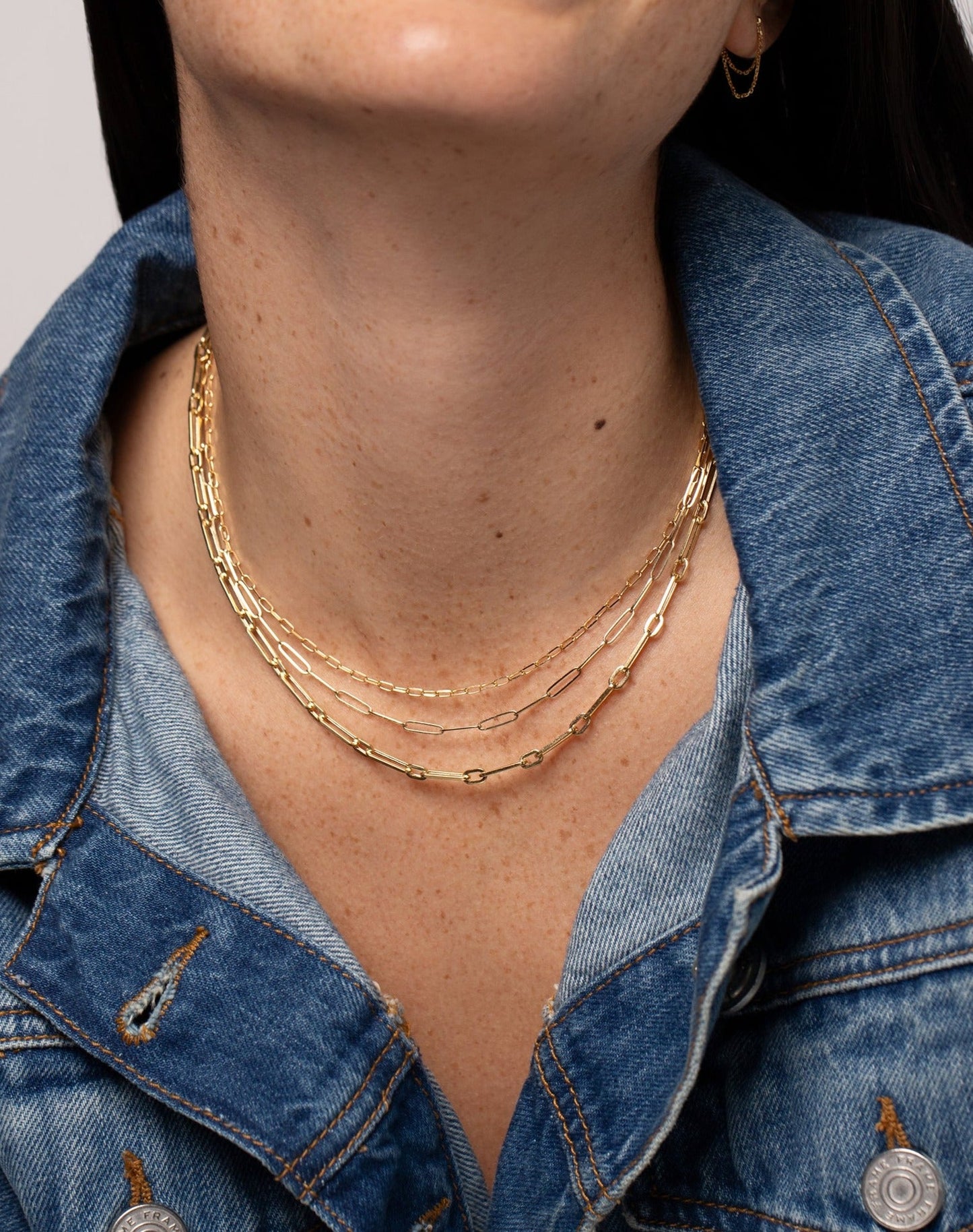 Long Link Chain Necklace