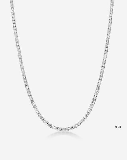 Classic Lab Diamond Tennis Necklace