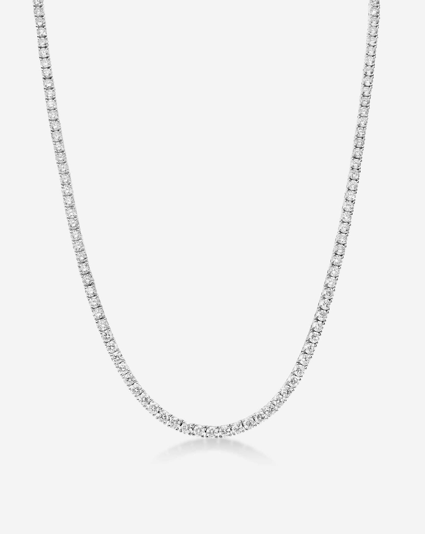 Classic Lab Diamond Tennis Necklace