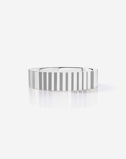 Fluted Gold Stackable Ring