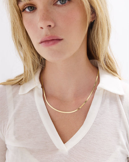 Herringbone Chain Necklace