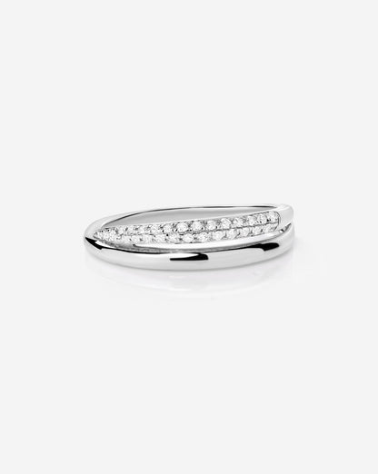 Double Row Diamond Ring
