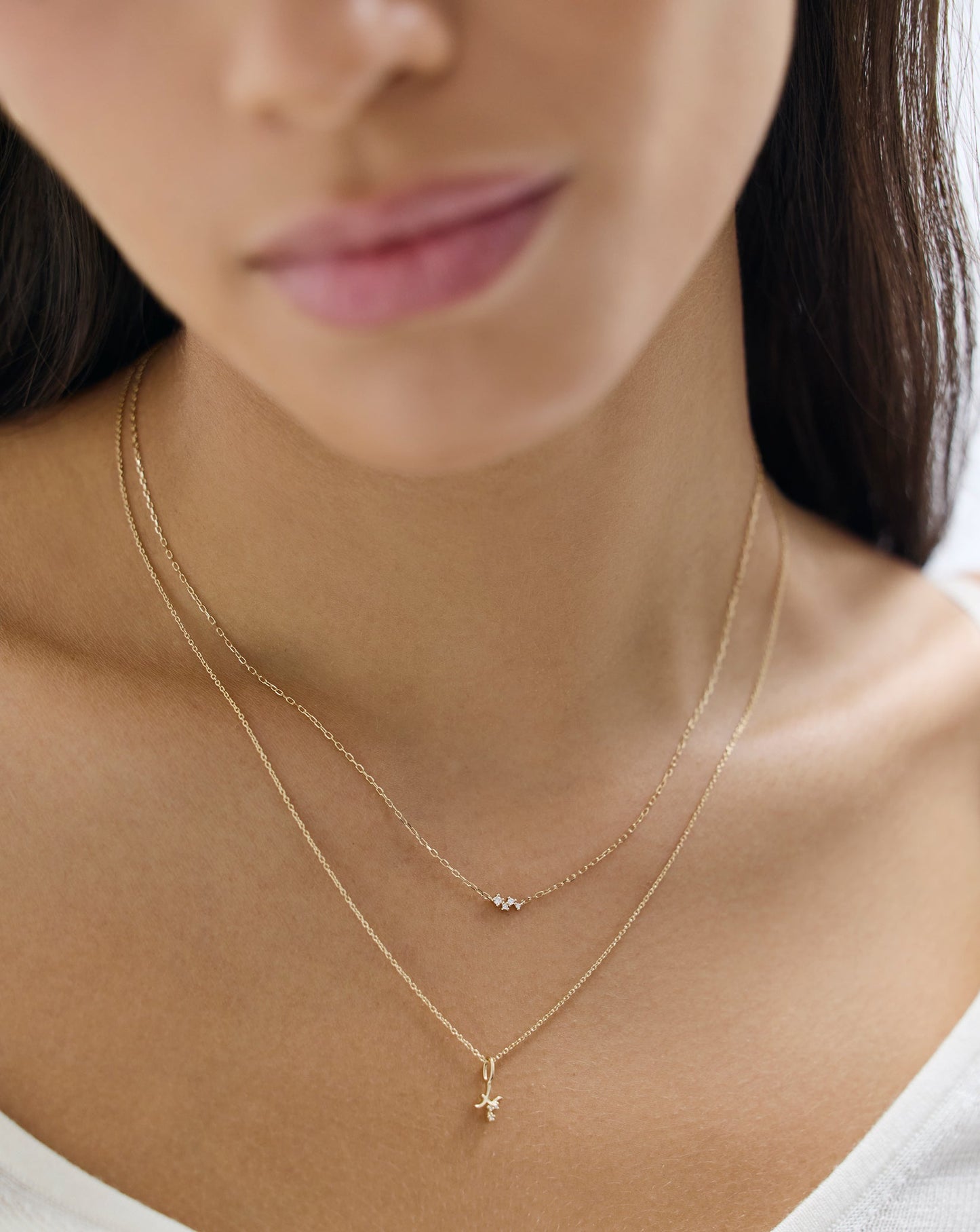 Diamond Cluster Necklace