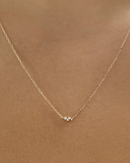 Diamond Cluster Necklace