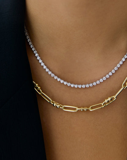 Bead Link Chain Necklace