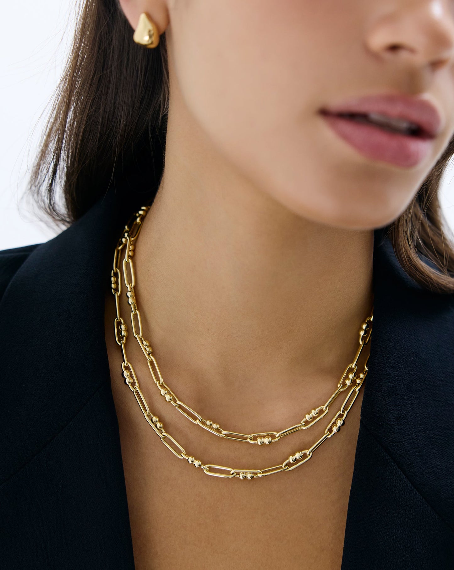 Bead Link Chain Necklace